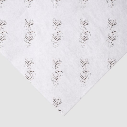 Zwirly klassieker Mr & Mrs Parchment Tissuepapier (Detail)