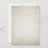 Zwirly Monogram |  kalligrafie Kaart (Achterkant)