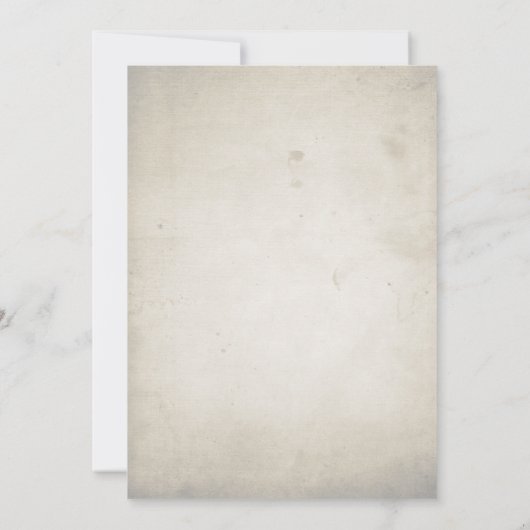 Zwirly Monogram |  kalligrafie Kaart (Achterkant)