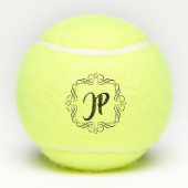 Zwirly Monogram Tennisballen (Achterkant)