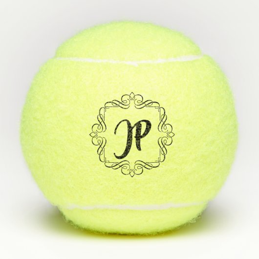 Zwirly Monogram Tennisballen (Voorkant)