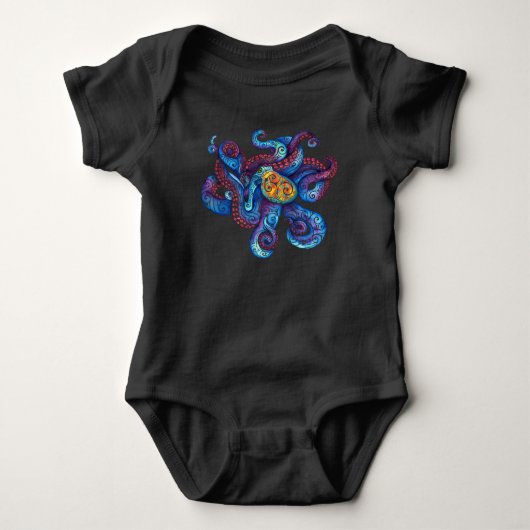Zwirly Octopus Romper (Voorkant)