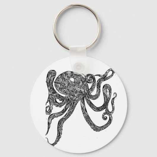Zwirly Octopus Sleutelhanger (Voorkant)