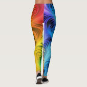 Zwirly Rainbow Leggings (Achterkant)