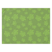 Zwirly Turtle Green Pattern Tafelkleed (Voorkant (Horizontaal))