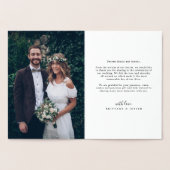 Zwirly Weddenschap Foto Folie Kaarten (Binnen)