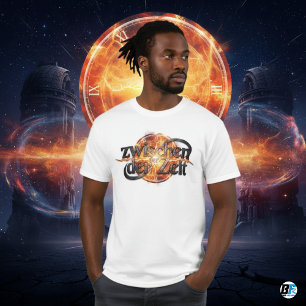 Zwischen Der Zeit-Sci-Fi Tijd Oneindigheid Klok Lo T-shirt