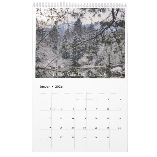 Zwischen Erde und Himmel – Naturkalender 2026 Kalender (Jan 2026)