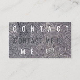 Zwissl Contact me Adresscard Gray Visitekaartje