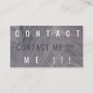 Zwissl Contact me Adresscard Gray Visitekaartje