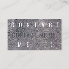 Zwissl Contact me Adresscard Gray Visitekaartje