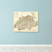 Zwitserland 10 canvas afdruk (Insitu (Houten vloer))