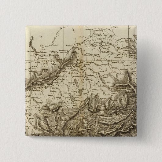 Zwitserland 10 vierkante button 5,1 cm (Voorkant)