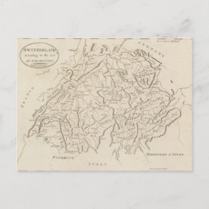 Zwitserland 12 briefkaart