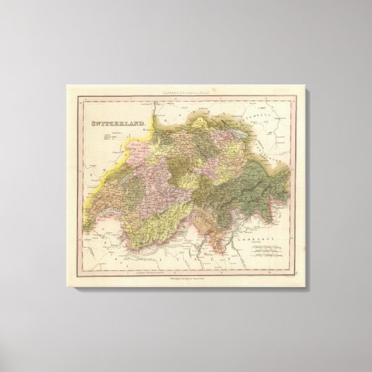 Zwitserland 13 canvas afdruk (Voorkant)