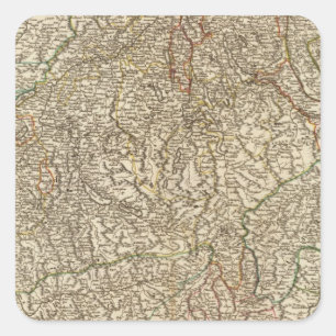 Zwitserland 13 vierkante sticker