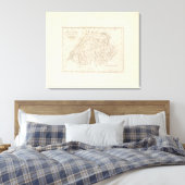 Zwitserland 15 canvas afdruk (Insitu (Slaapkamer))