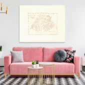 Zwitserland 15 canvas afdruk (Insitu (Woonkamer))