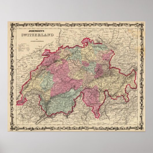 Zwitserland 15 poster (Voorkant)