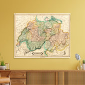 Zwitserland 16 canvas afdruk (Insitu (Woonkamer))