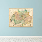 Zwitserland 16 canvas afdruk (Insitu (Houten vloer))