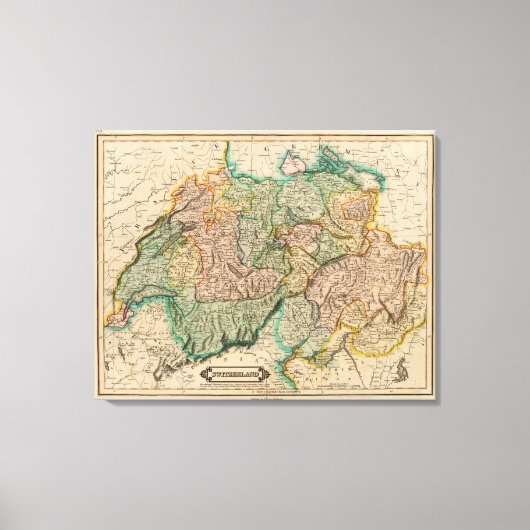 Zwitserland 16 canvas afdruk (Voorkant)