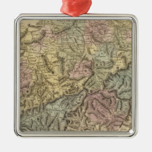 Zwitserland 16 metalen ornament
