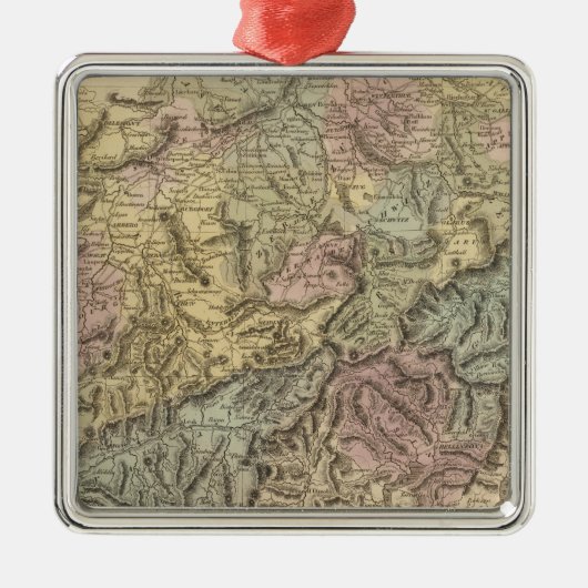 Zwitserland 16 metalen ornament (Voorkant)