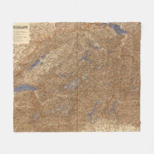 Zwitserland 18 fleece deken