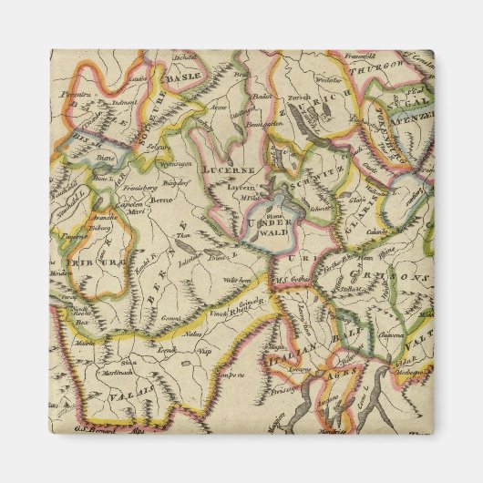 Zwitserland 18 magneet (Voorkant)