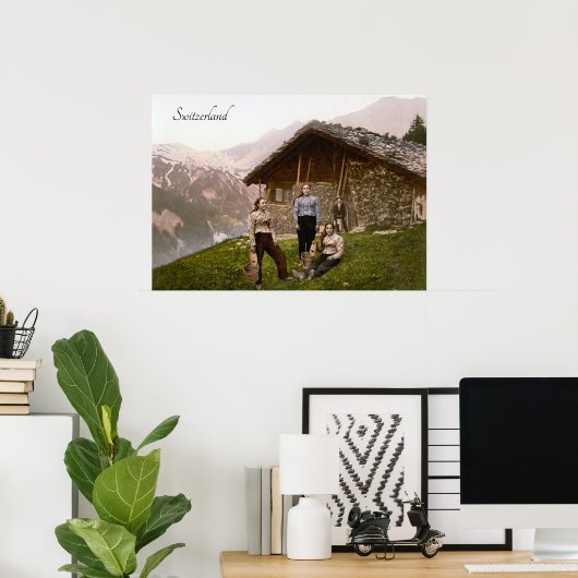 Zwitserland (1900) poster (Thuiskantoor)