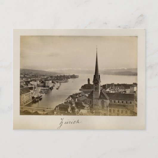 Zwitserland 1908, Zürich Briefkaart (Voorkant)