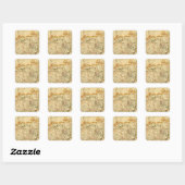 Zwitserland 19 vierkante sticker (Vel)