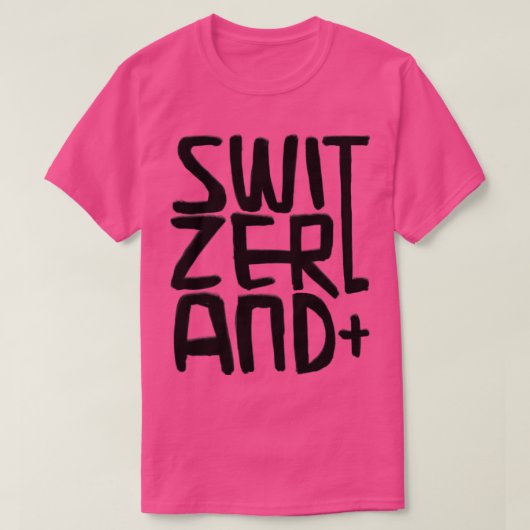 Zwitserland 1 t-shirt (Design voorkant)