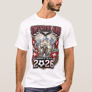 Zwitserland 2026 Gepersonaliseerd Voetbal Fan T-Sh T-shirt