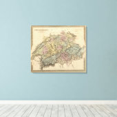 Zwitserland 20 canvas afdruk (Insitu (Houten vloer))