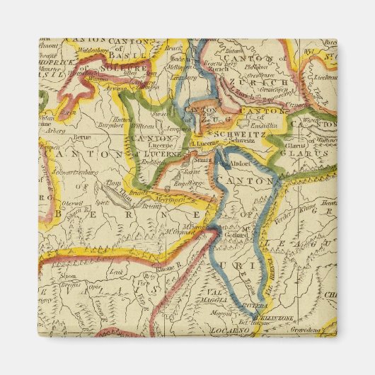 Zwitserland 21 magneet (Voorkant)