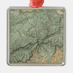 Zwitserland 21 metalen ornament