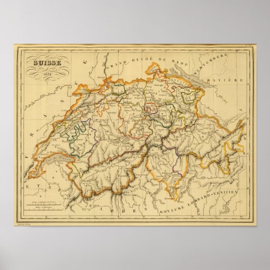 Zwitserland 21 poster (Voorkant)