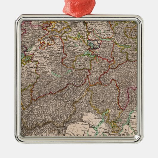 Zwitserland 22 metalen ornament (Voorkant)