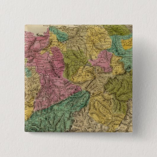 Zwitserland 22 vierkante button 5,1 cm (Voorkant)