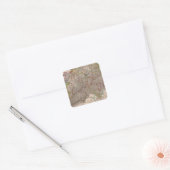 Zwitserland 22 vierkante sticker (Envelop)