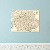 Zwitserland 23 canvas afdruk (Insitu (Houten vloer))