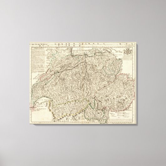 Zwitserland 23 canvas afdruk (Voorkant)