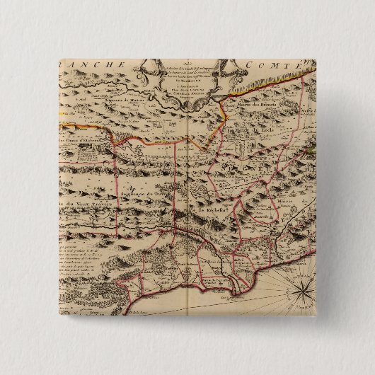 Zwitserland 23 vierkante button 5,1 cm (Voorkant)