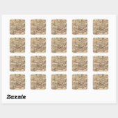 Zwitserland 23 vierkante sticker (Vel)