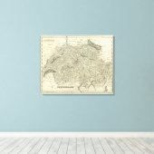 Zwitserland 25 canvas afdruk (Insitu (Houten vloer))