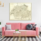 Zwitserland 25 canvas afdruk (Insitu (Woonkamer))