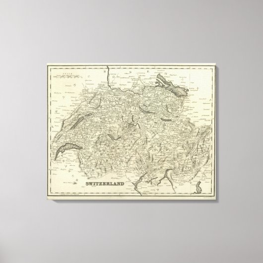 Zwitserland 25 canvas afdruk (Voorkant)