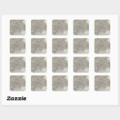 Zwitserland 2 vierkante sticker (Vel)
